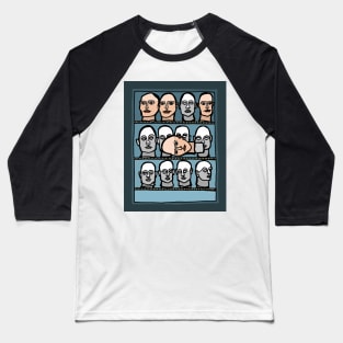 Mannequin Heads Baseball T-Shirt